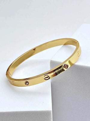 Gold CZ Bracelet