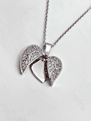 Bling Heart chain pendant Anti Tarnish
