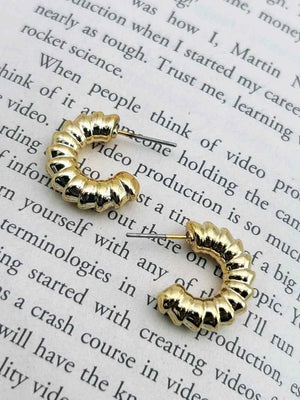 Half Hoops Earring - Golden