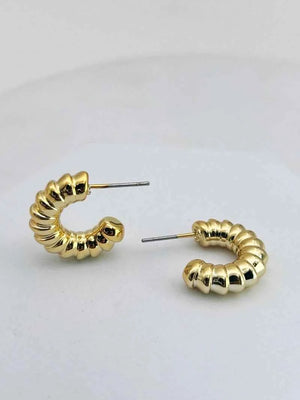 Half Hoops Earring - Golden