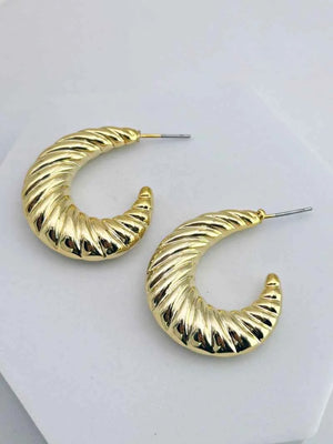 Croissant Hoop Earring