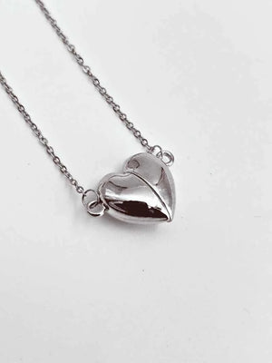 Magnetic Heart chain pendant Anti Tarnish
