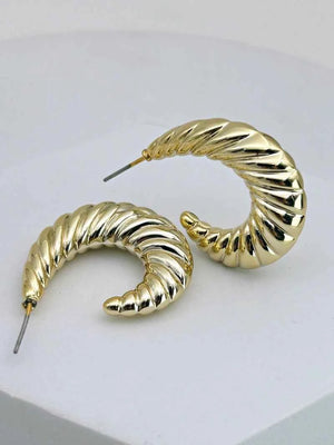 Croissant Hoop Earring