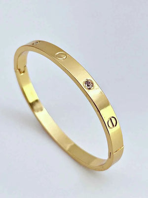 Gold CZ Bracelet