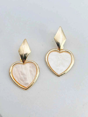 Korean Heart Hanging Earring