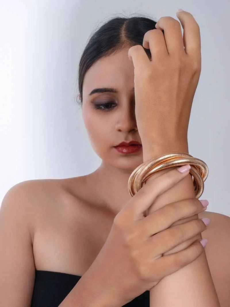 Gold Snake Bracelet