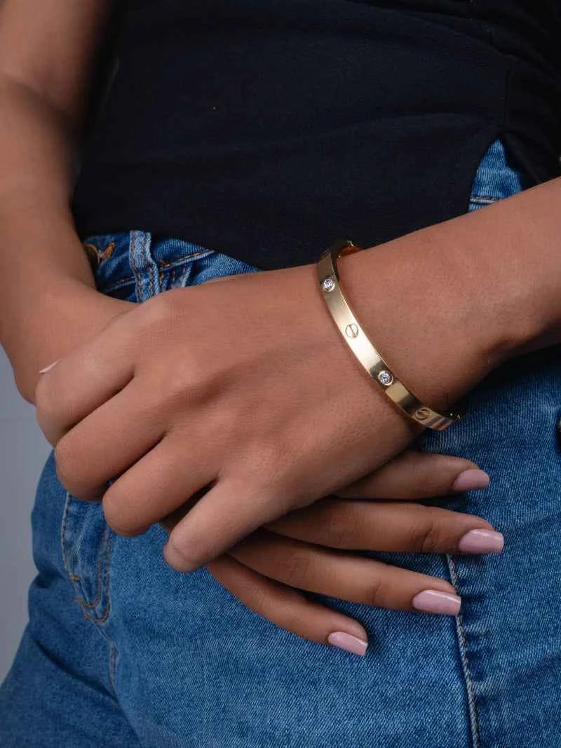 Gold CZ Bracelet