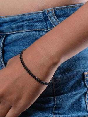 Black Bling Diamond Bracelet