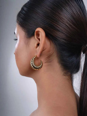 Croissant Hoop Earring