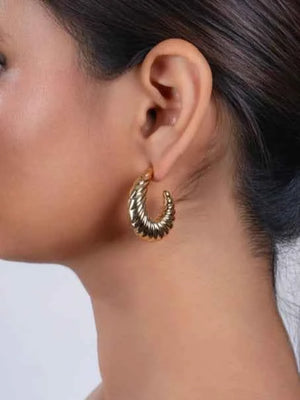 Croissant Hoop Earring