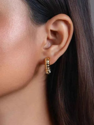 Half Hoops Earring - Golden