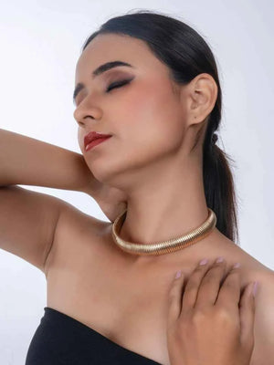 Golden Choker Neckpiece