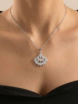 Statement Silver Chain Pendant