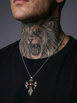 Gem Sword Chain pendant - Anti tarnish & Sweat Proof