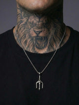 Trishul Chain pendant - Anti tarnish & Sweat Proof