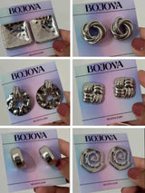 6 Pair of Chunky Statement Earrings Combo
