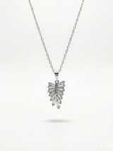 Leaf Silver Chain Pendant