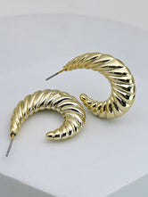 Croissant Hoop Earring - Bojoya Jewellery