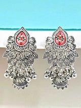 Oxidized Drop Jhumkas