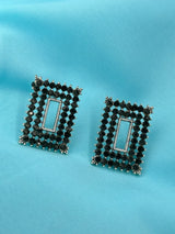Black Stone Earrings
