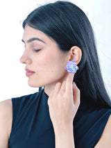 Pink Swarovski Crystal Earrings