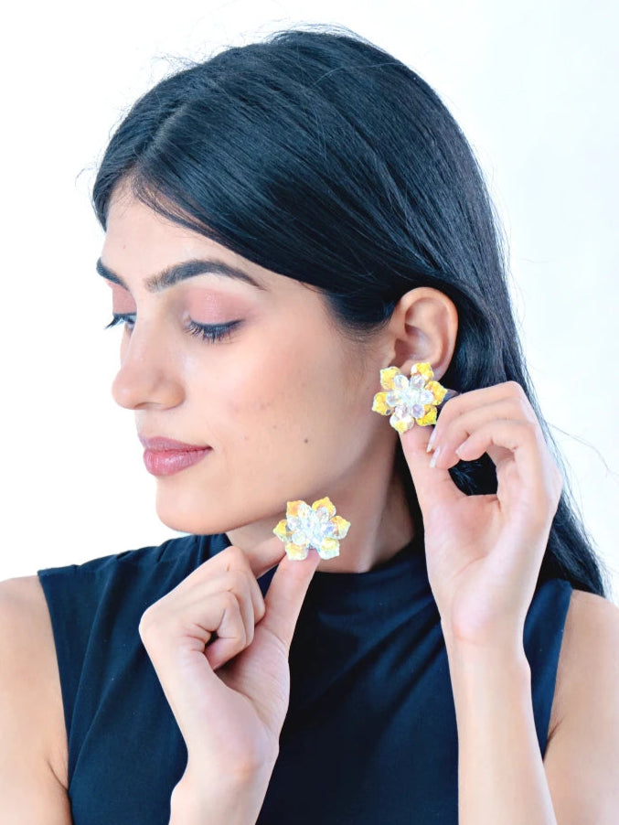 Swarovski Crystal Earrings - Bojoya Jewellery