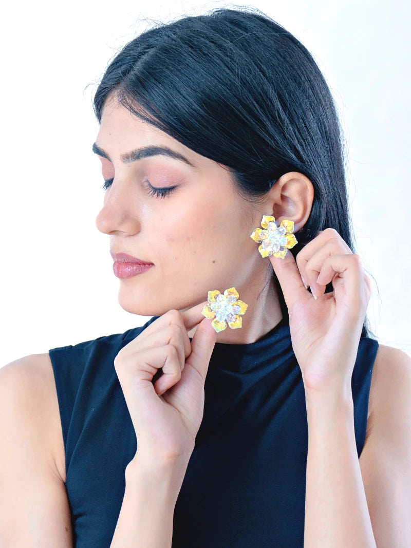 Swarovski Crystal Earrings - Bojoya Jewellery
