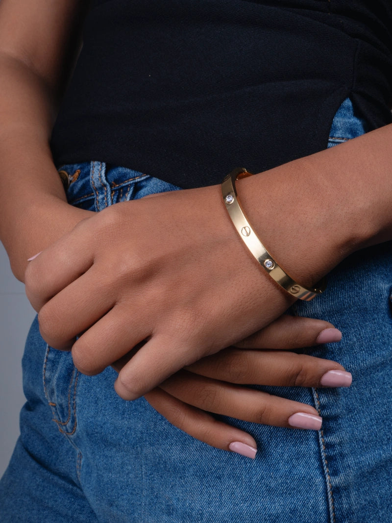 Gold CZ Bracelet