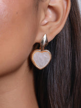 Korean Heart Hanging Earring - Bojoya Jewellery