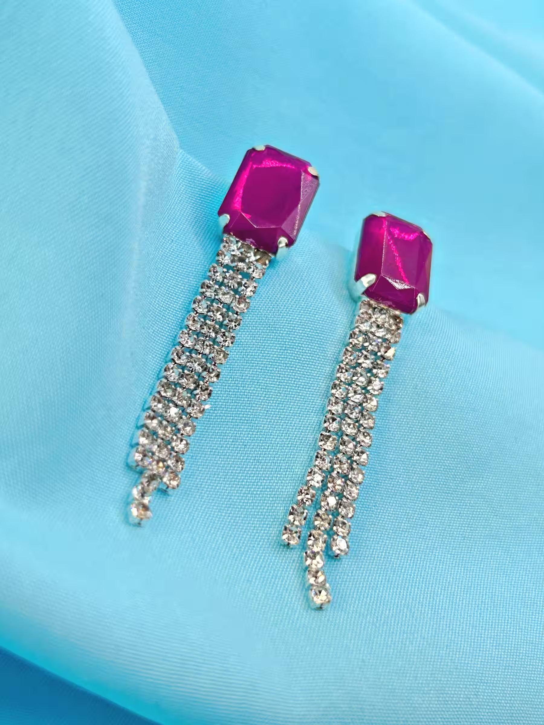 Stone Dangle Earrings