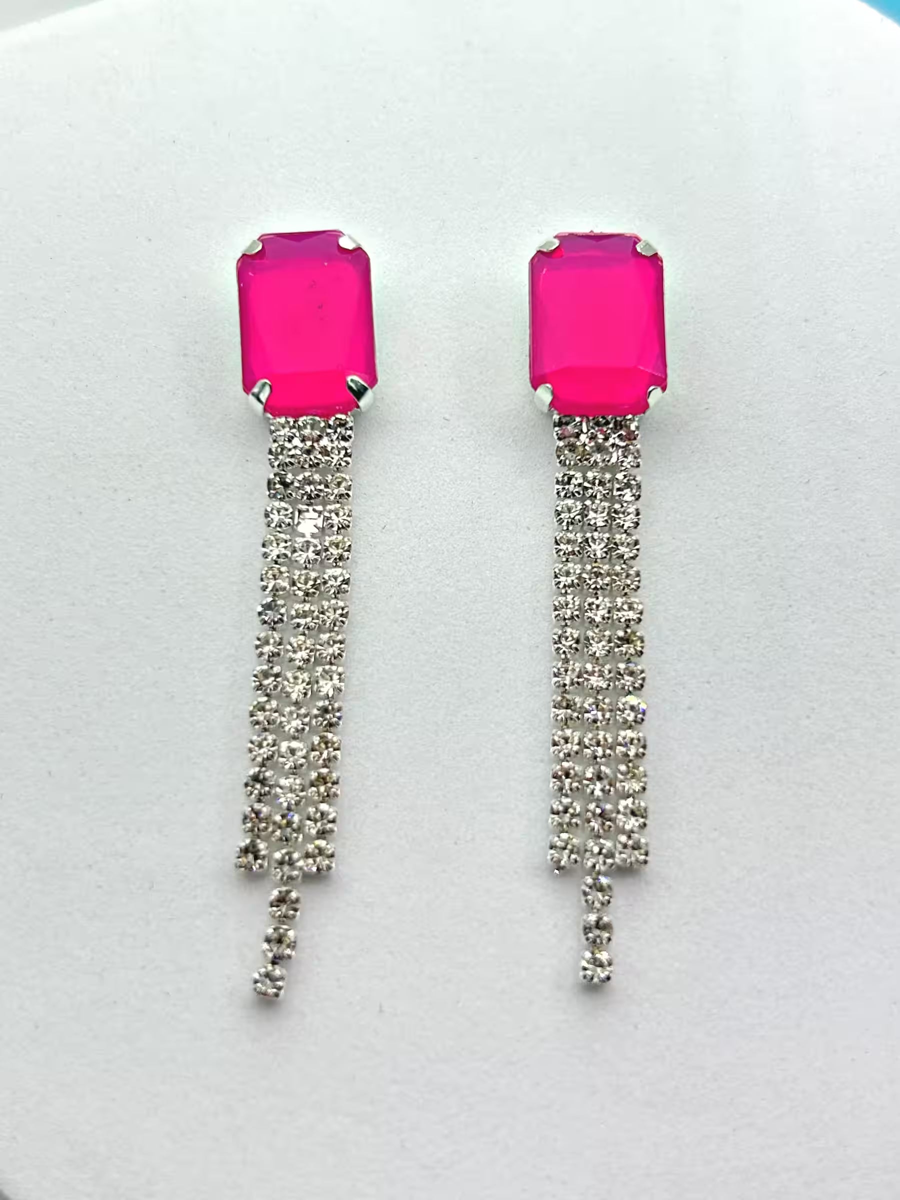 Stone Dangle Earrings