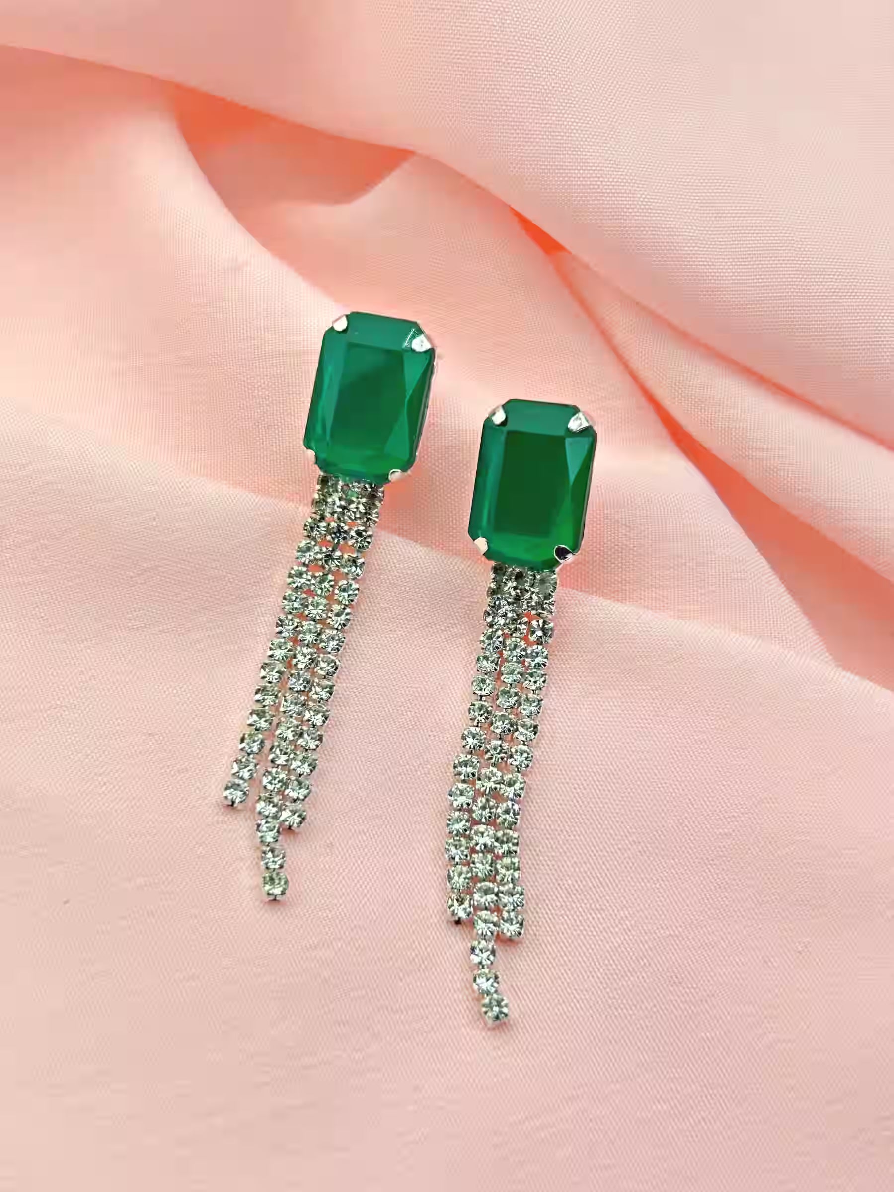 Stone Dangle Earrings